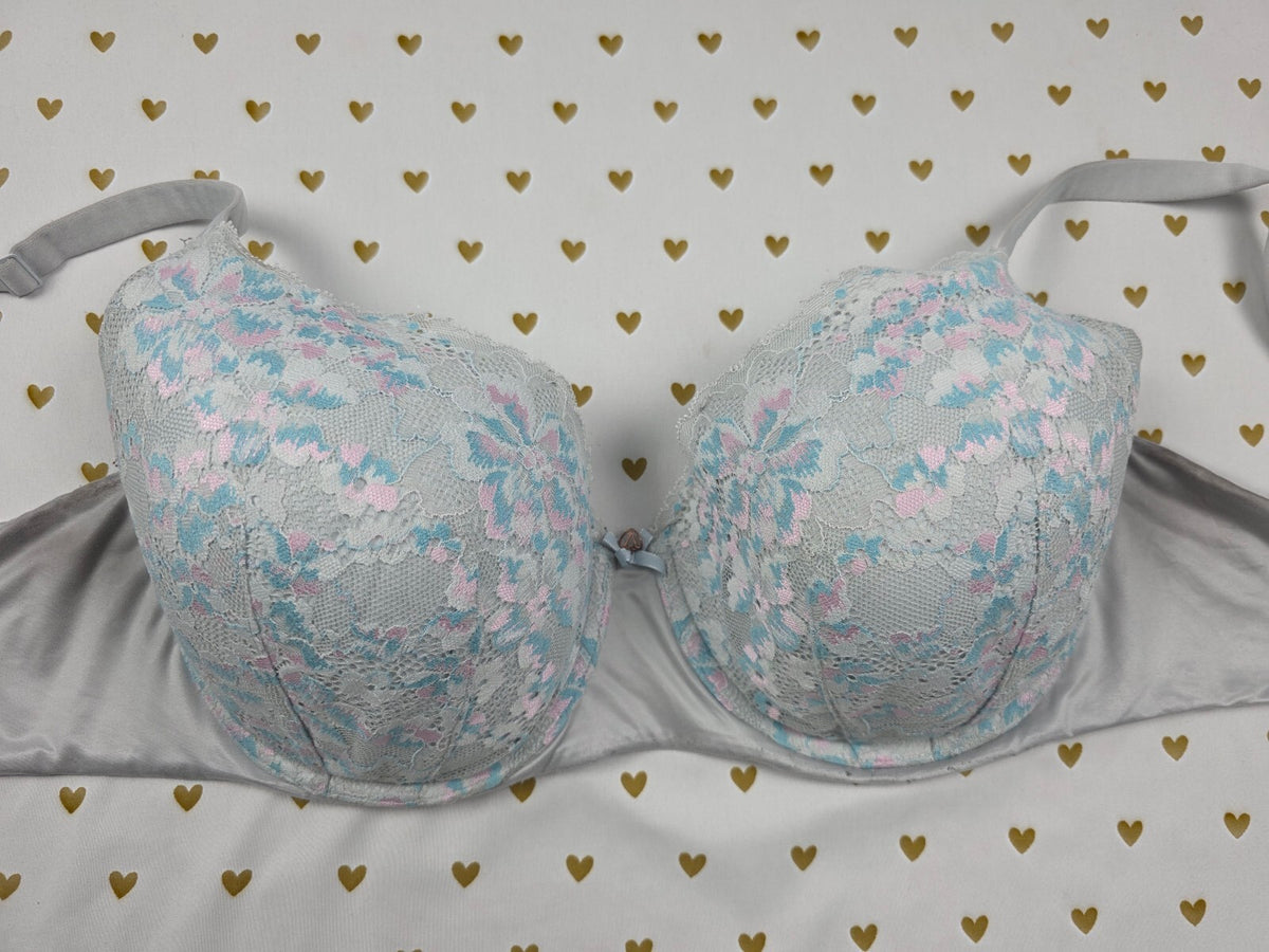 Victoria's Secret Body By victoria Lined Demi Balconette Bra 38DDD 38F