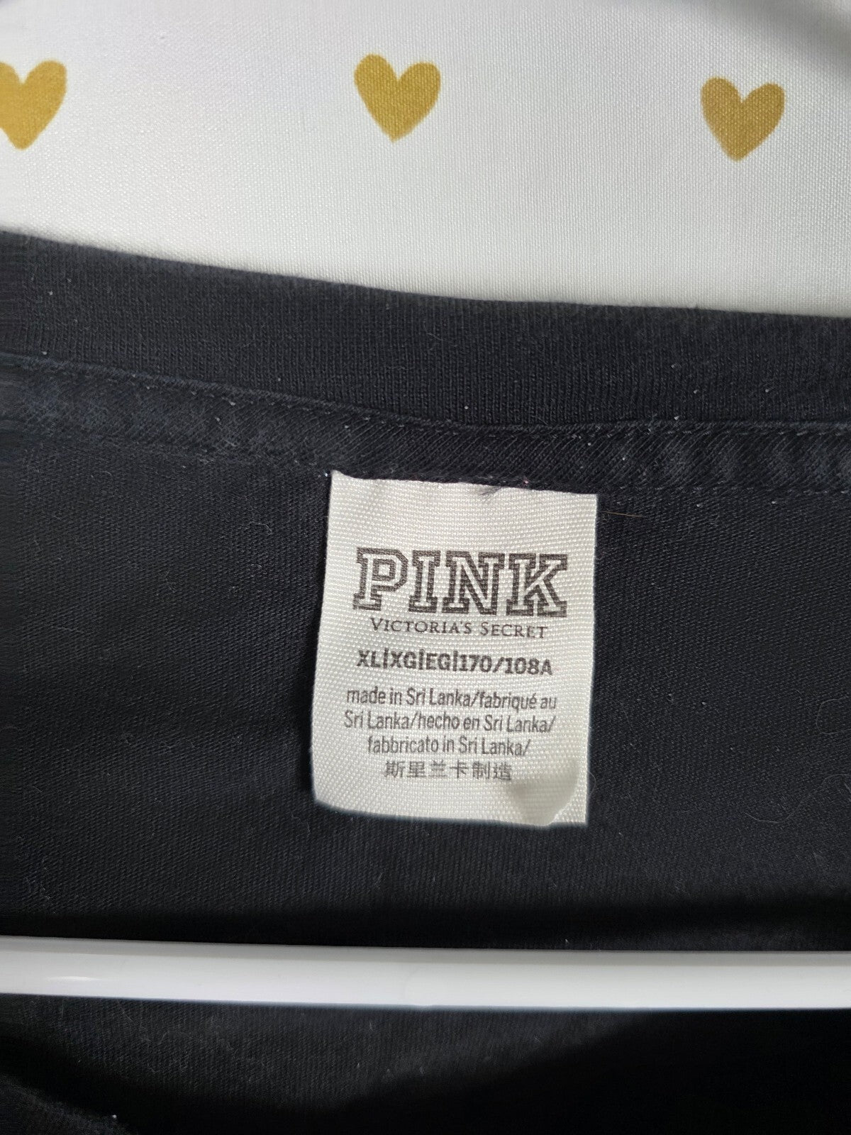 VS PINK Mermaid Bling Iridescent Flip Sequin Tee Leggings Set XL NEW HTF