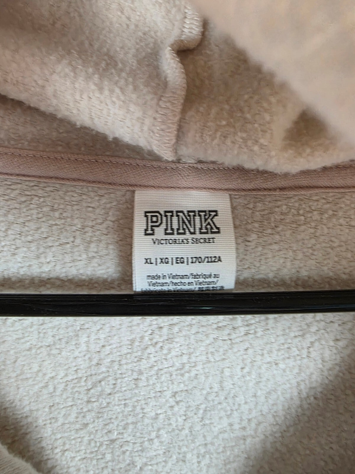 Victoria's Secret PINK Leopard Campus Hoodie Sweatpants Set XL 2pc Sweats