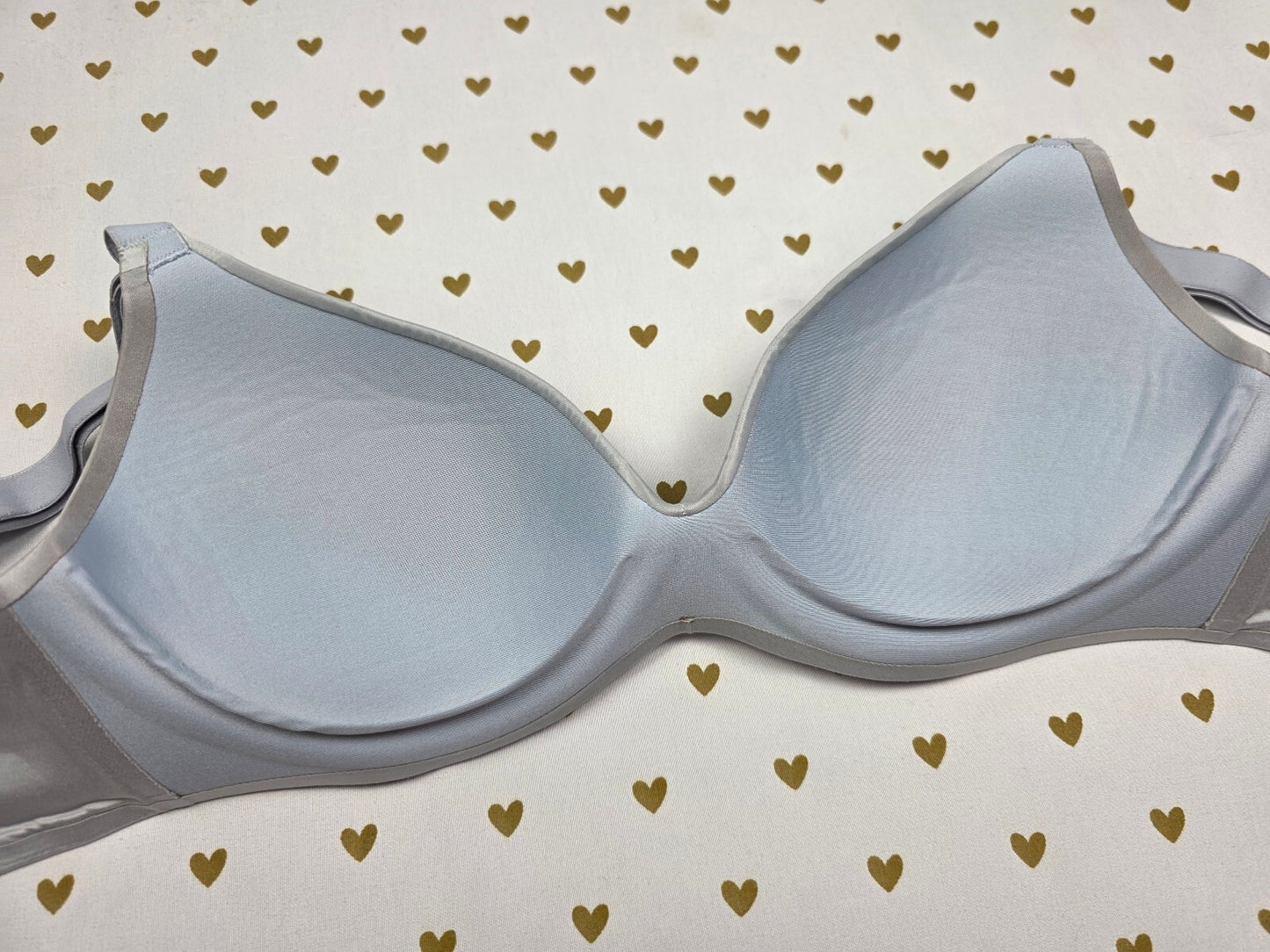 Victorias Secret Blue Wireless No wire Perfect Shape Bra 34B