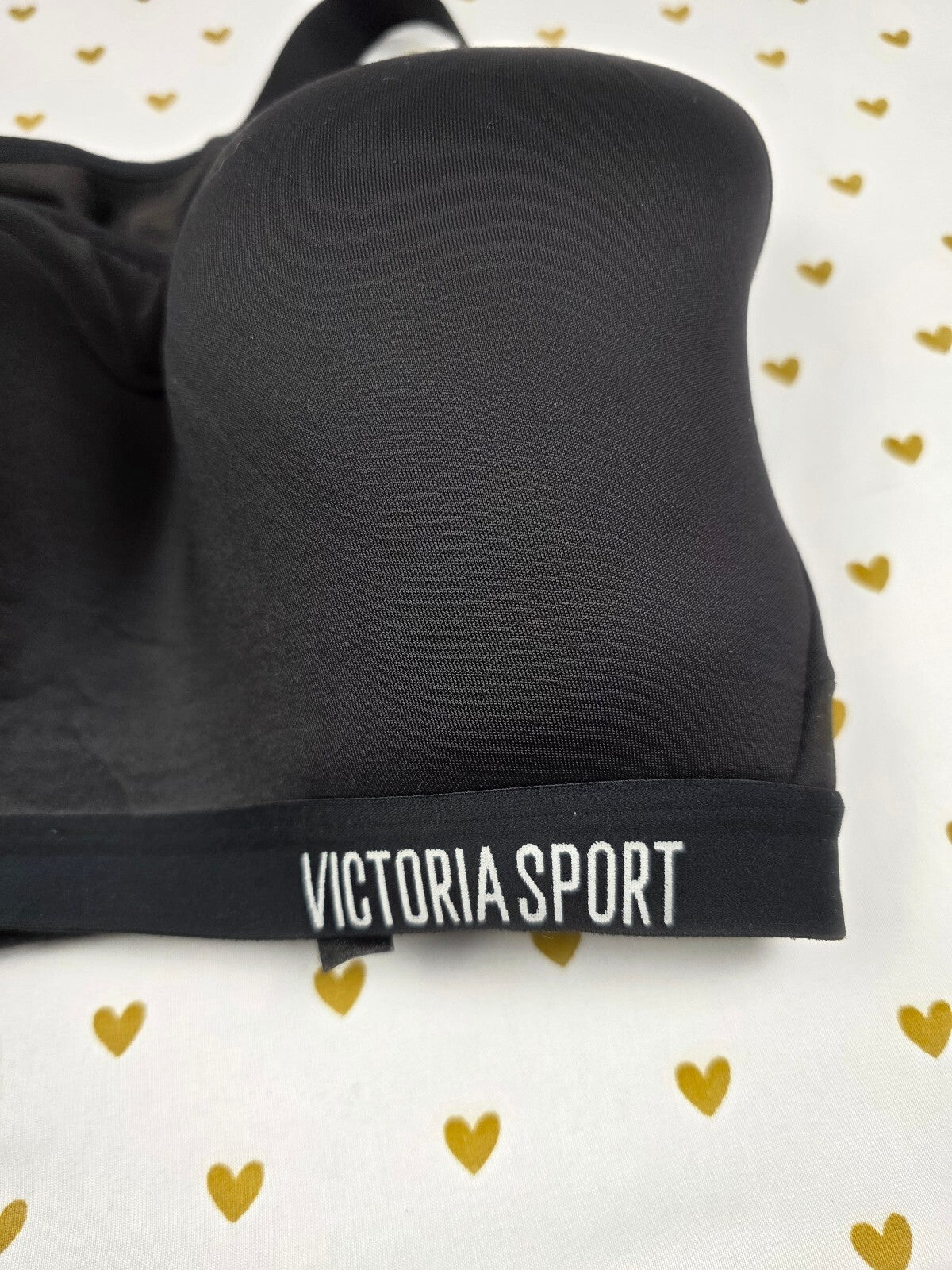 Victorias Secret SPORT Black Supportive Sports Bra Exercise Support 32DDD