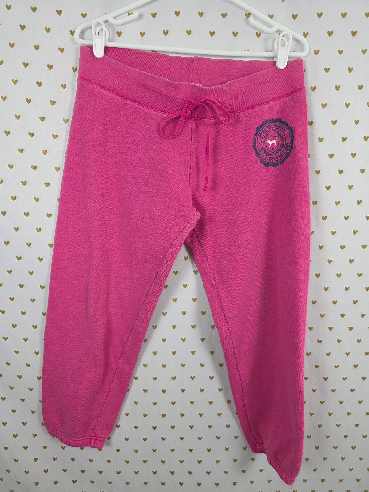 Victorias Secret PINK University Logo Butt Sweats Sweatpants Medium Y2k