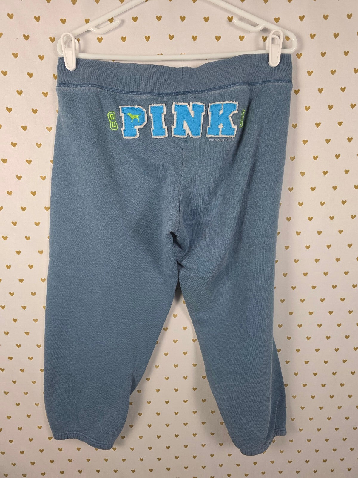 Victorias Secret PINK Vintage Y2k Sweats Blue Sweatpants Medium
