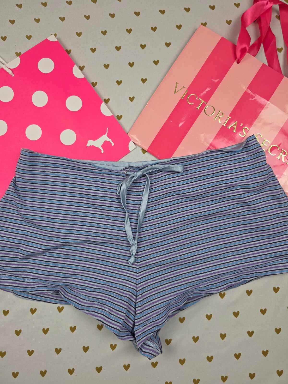 Victorias Secret Vintage Small Cotton Sleep Shorts Boxers Pajama Bottoms