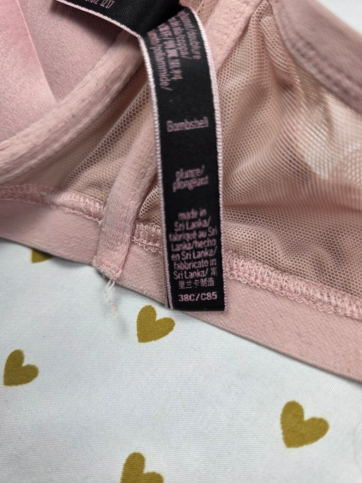 Victorias Secret Bombshell Plunge Push Up Add 2 Sizes Front Close Bra 38C