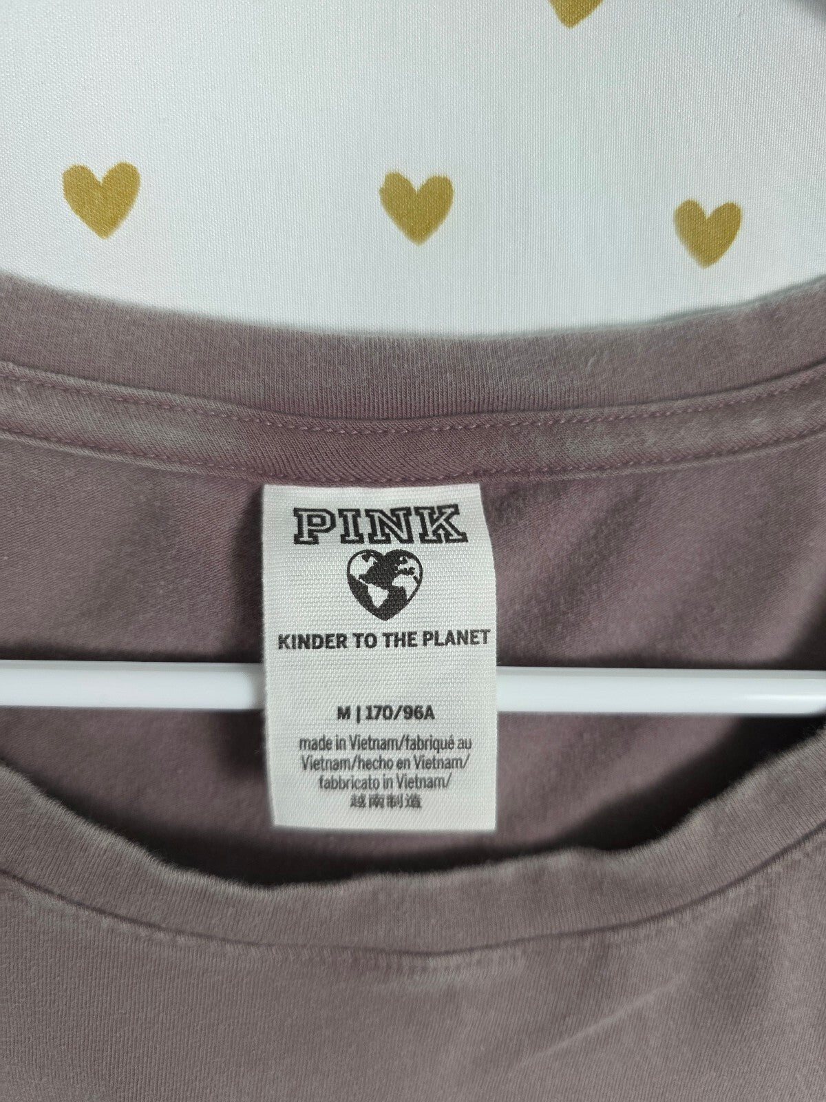 Victorias Secret PINK Ruched Side Tee Shirt Dress adjustable MEDIUM