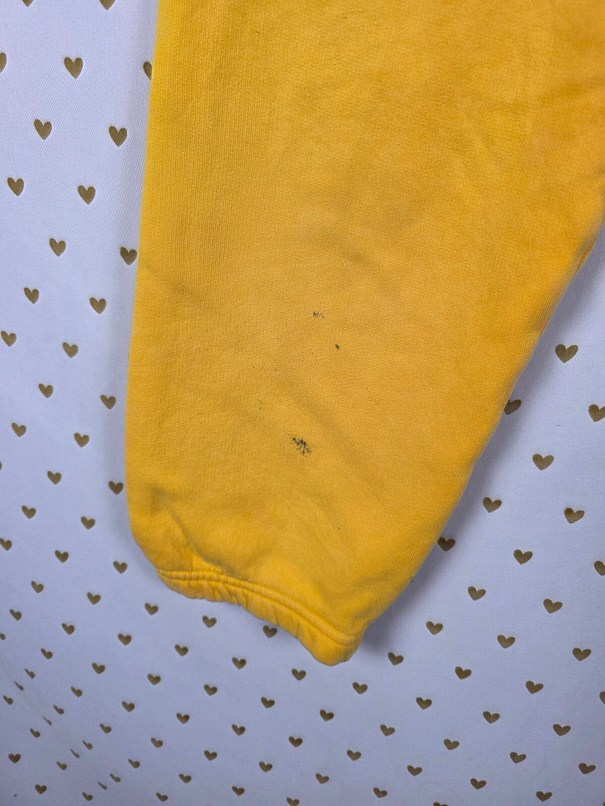 Victorias Secret PINK Vintage Yellow Sweats University Sweatpants Small