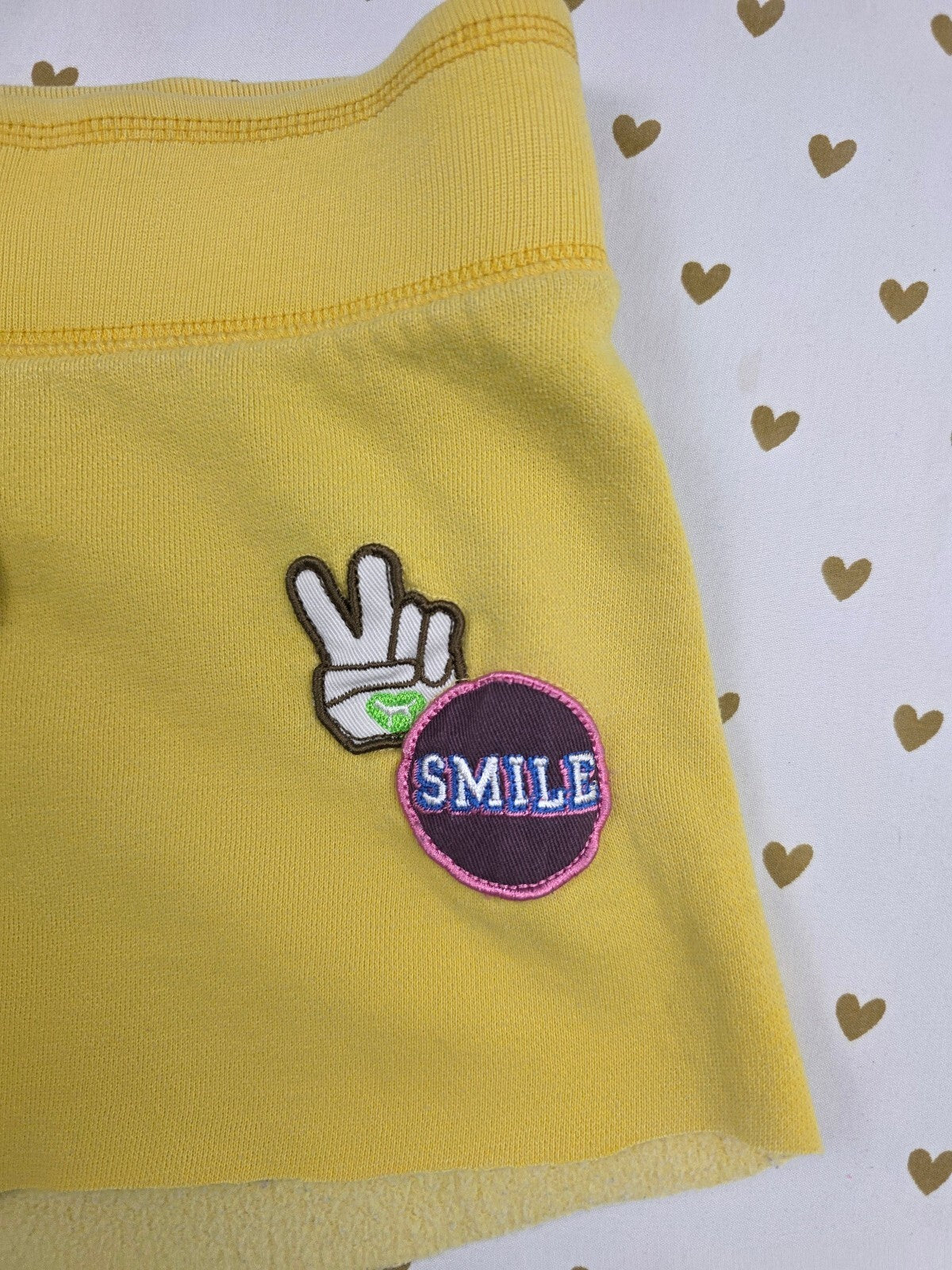 Victorias Secret PINK Vintage Logo butt Smile Sweat Shorts Y2k Small