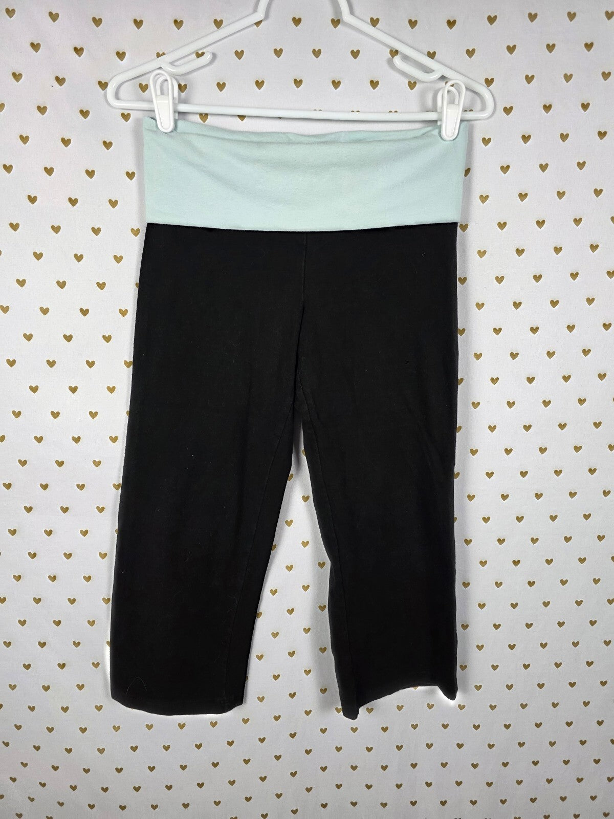 Victorias Secret PINK Capri Bling Foldover Vintage Yoga Pants Y2k Small