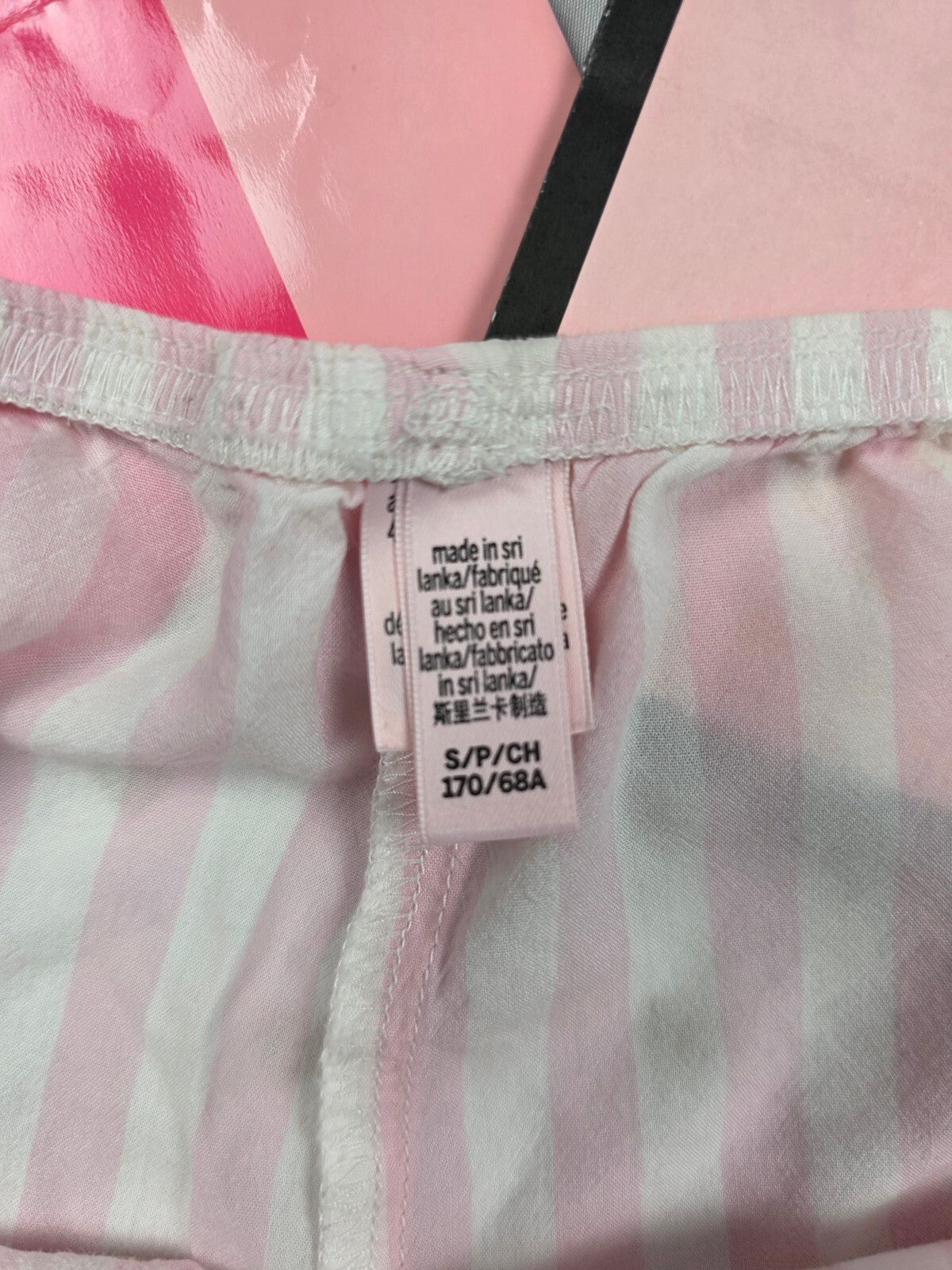 Victorias Secret Iconic Striped Micro Small Sleep Shorts Boxers Pajama Bottoms