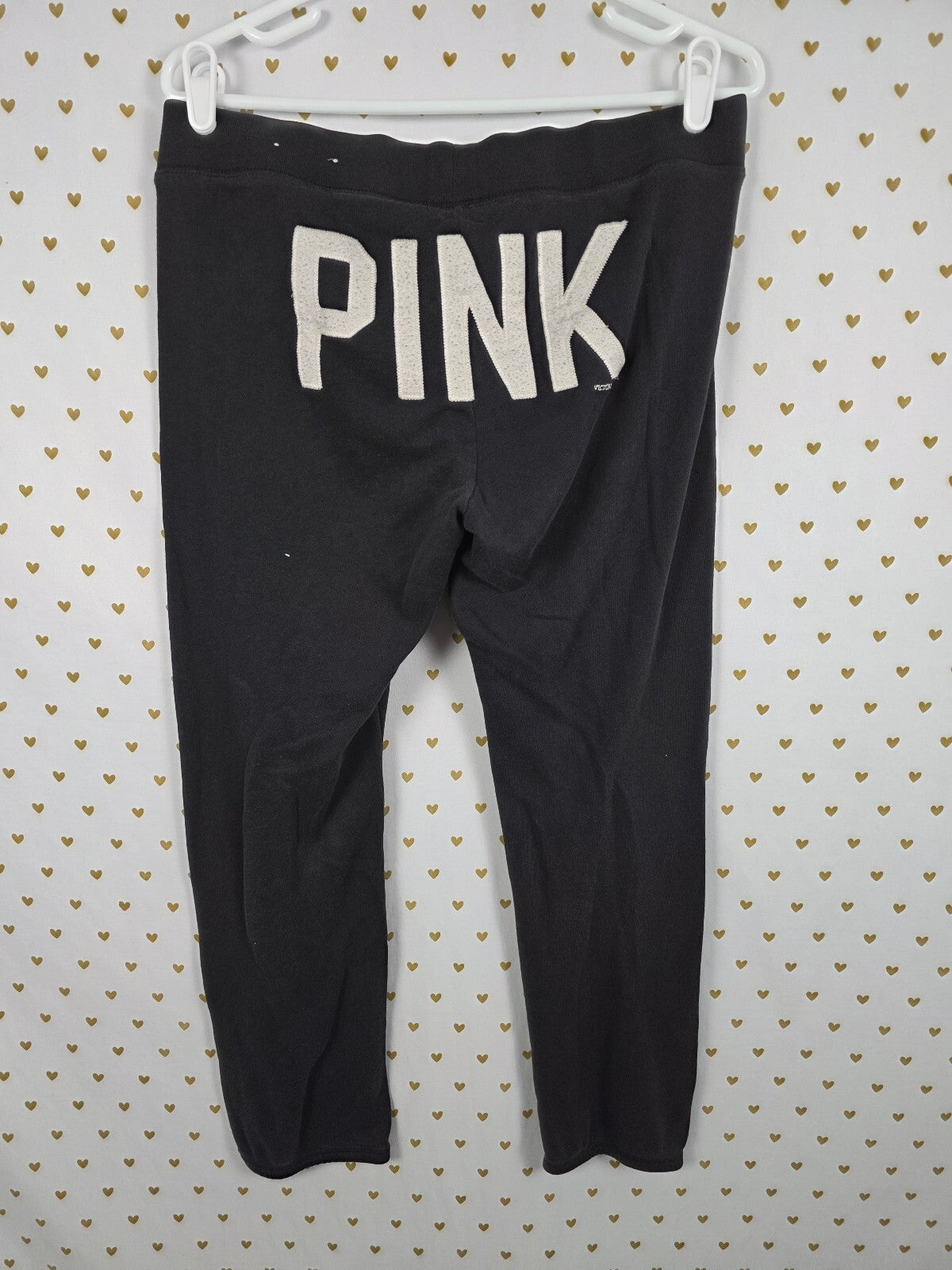 Victorias Secret PINK Vintage Y2k Logo butt Sweats Sweatpants MEDIUM