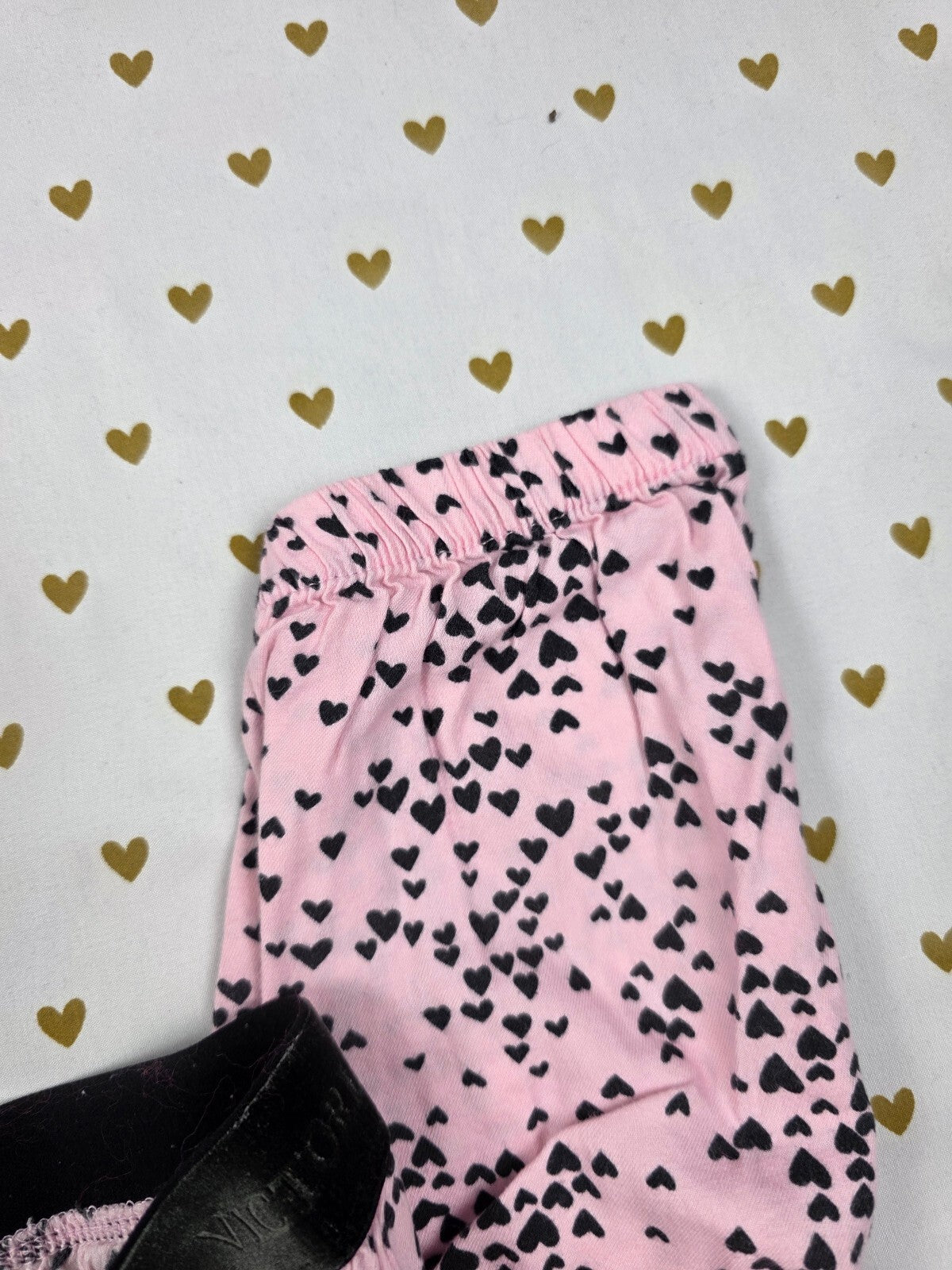 Victorias Secret Hearts Pink Sleep pants pajama bottoms PJ MEDIUM