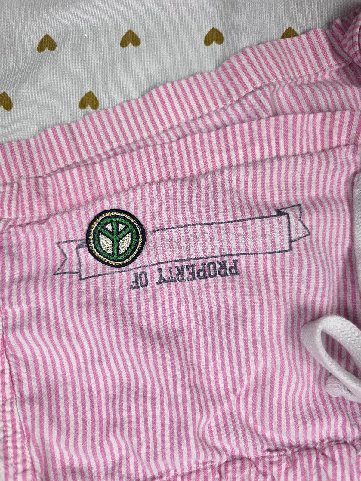 Victorias Secret PINK Vintage Logo Butt UNIVERSITY Sleep Shorts Boxers Pajama XS