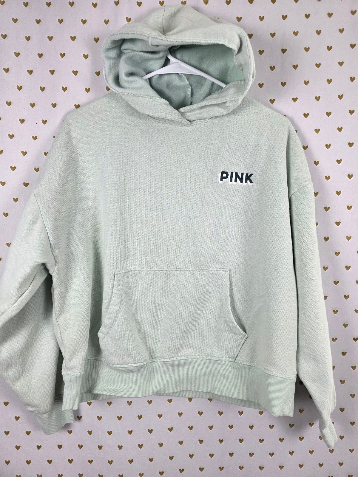 Victorias Secret Pink Ski Aspen Logo Pullover hoodie sweater Medium