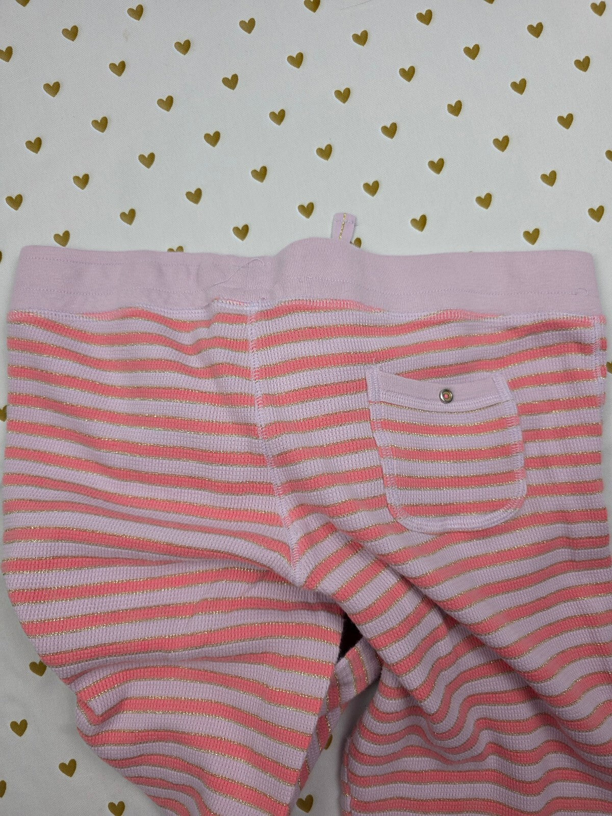 Victorias Secret XS Thermal Waffle Sleep Pants Pajama Bottoms Striped
