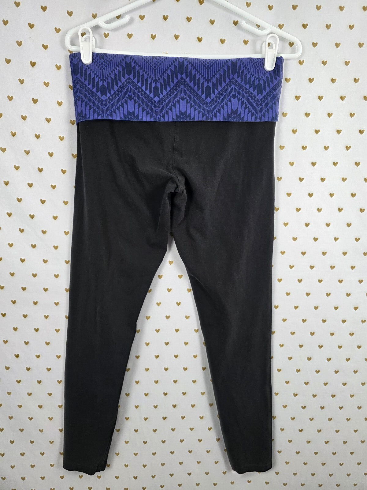 Victorias Secret PINK Geometric Foldover Yoga Pants Y2k Vintage Medium