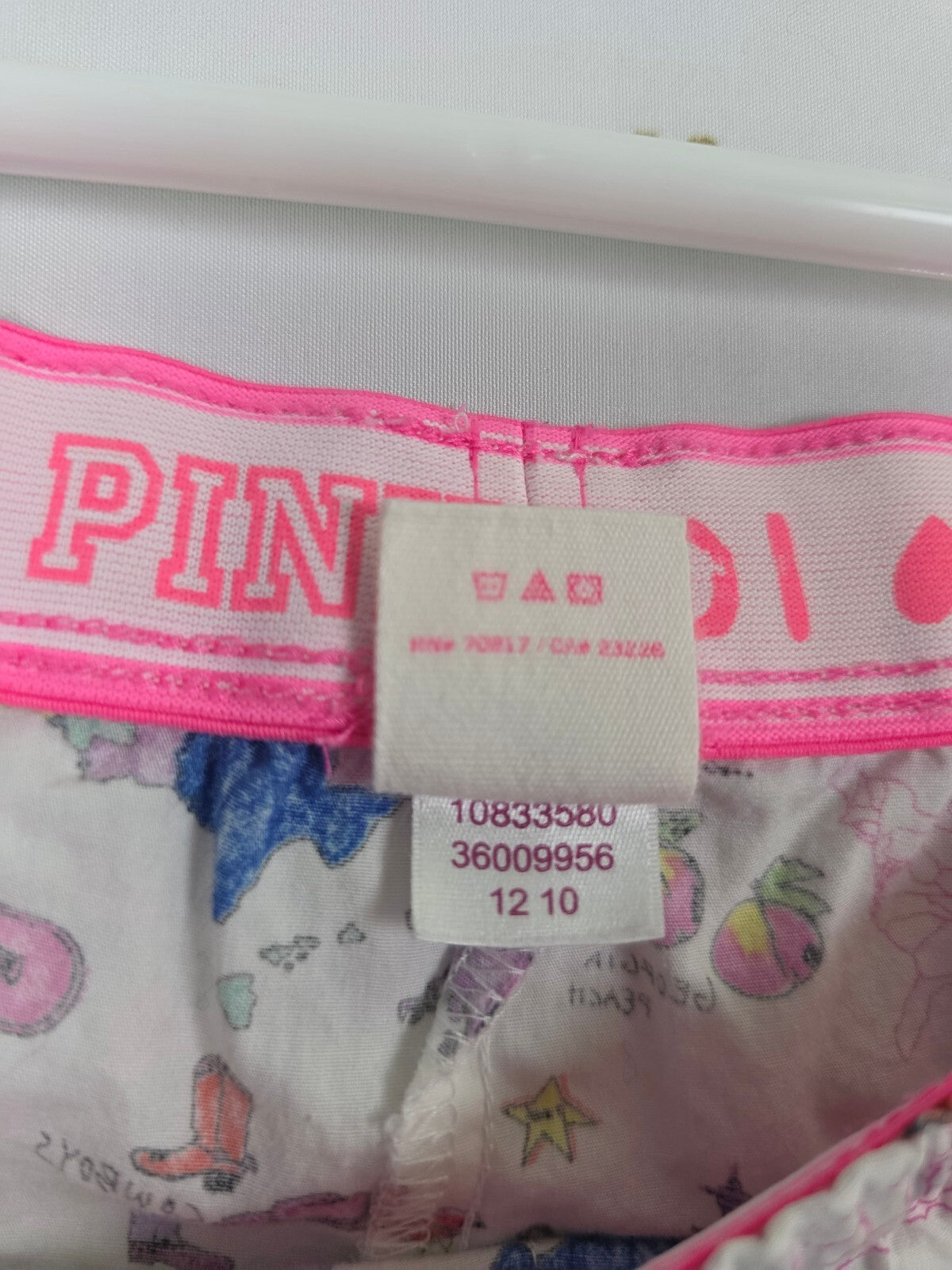 Victoria’s Secret PINK Love PINK USA Map Travel Pajama Pants S HTF