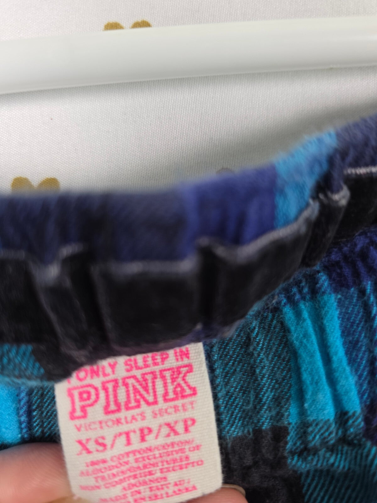 Victorias Secret Vintage plaid BLING Y2k  Sleep Pants Pajama PJ Bottoms XS