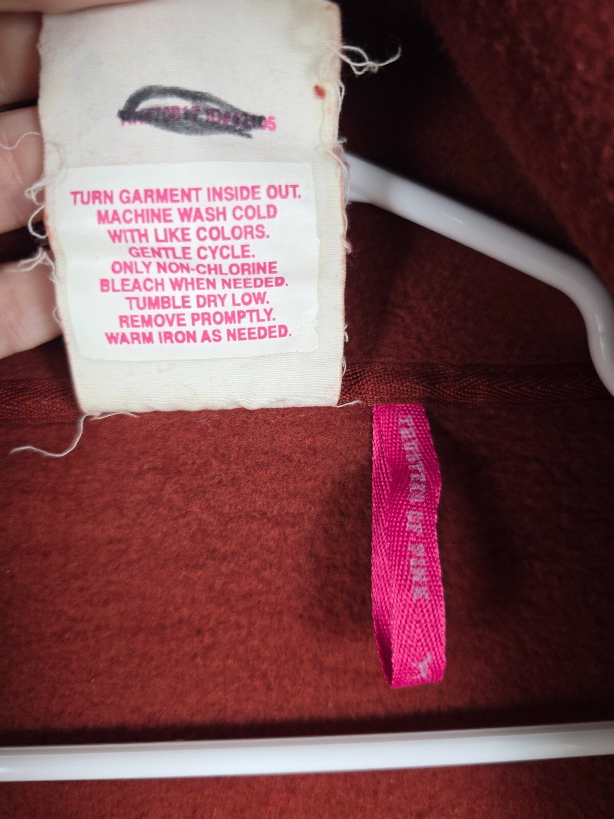 Vintage 2006 VS PINK 86 LOVE PINK Rainbow Hoodie Shorts Set S XS Y2K