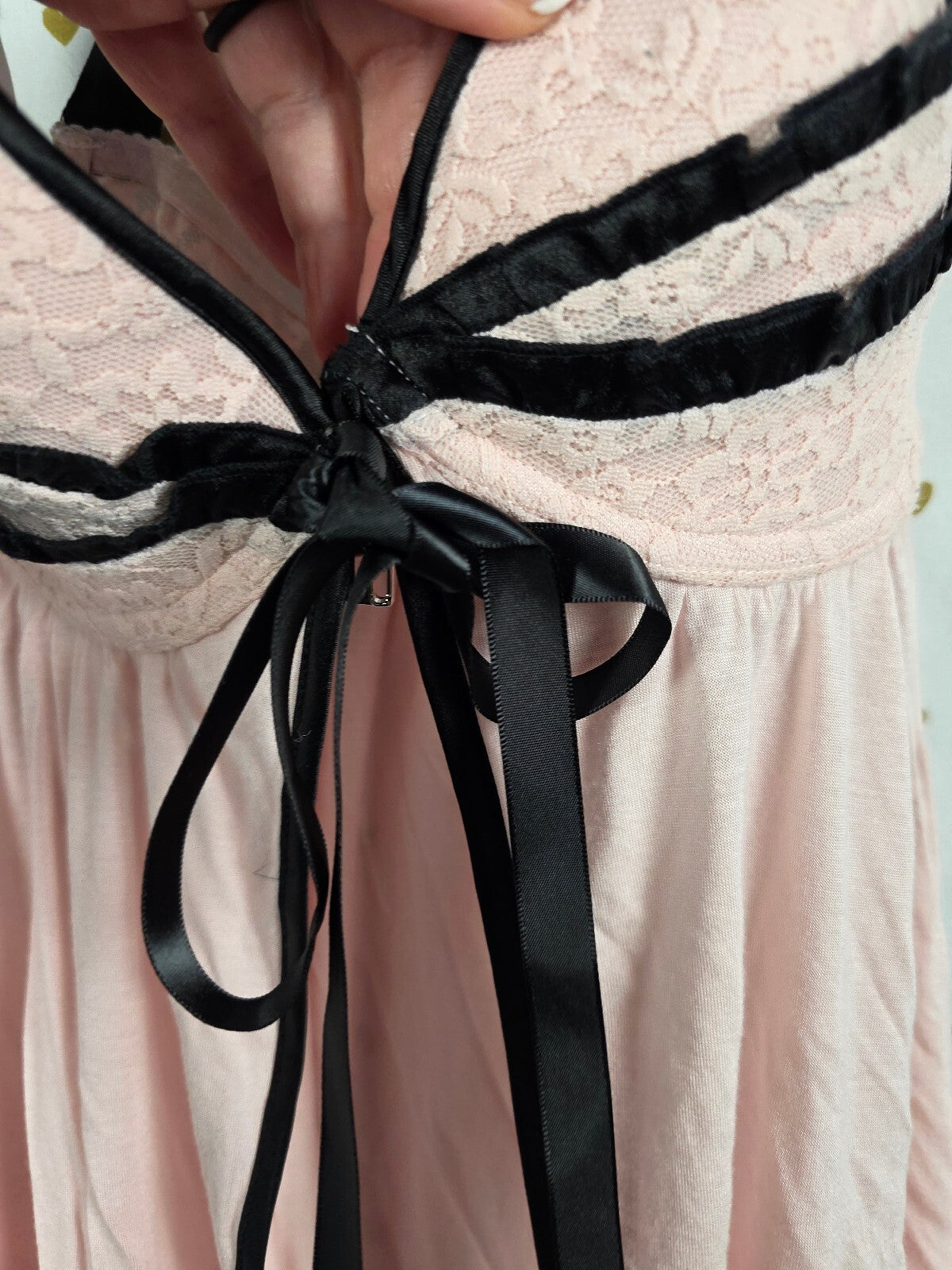Victorias Secret Sexy Little Things 36B Front Close Push Up babydoll Nightie