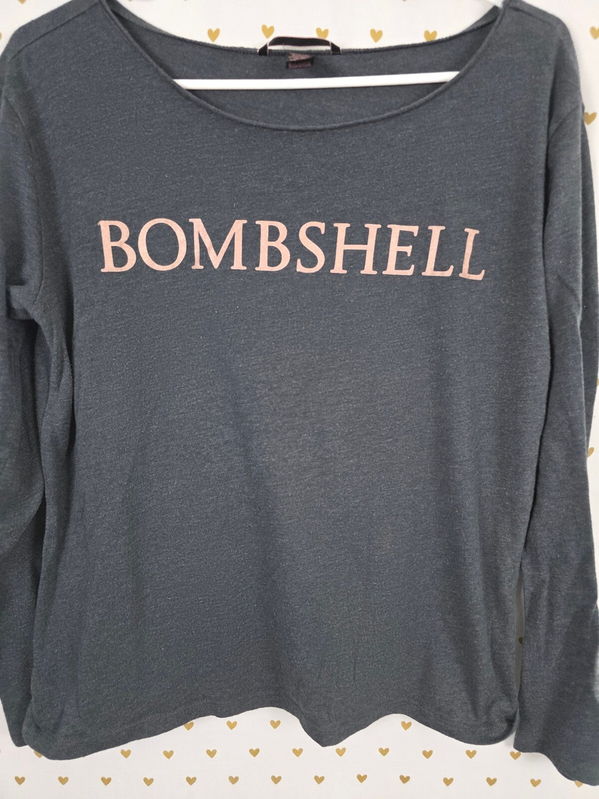 Victorias Secret Bombshell Grey Thin Tee shirt Medium