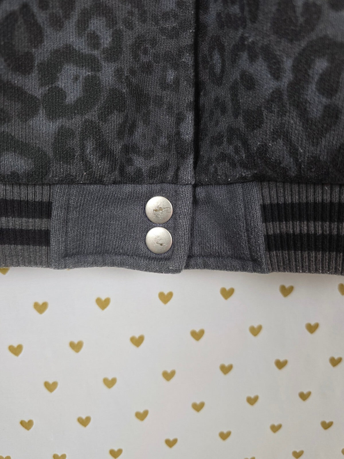 Victorias Secret Pink BLING CHEETAH LEOPARD Logo Varsity Bomber MEDIUM