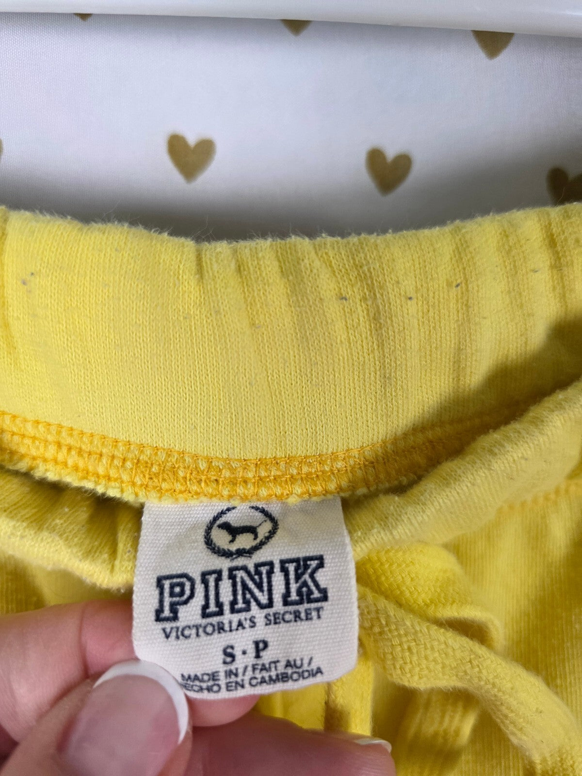 Victorias Secret PINK Vintage Y2k Yellow Zebra Flare Sweats Sweatpants Small