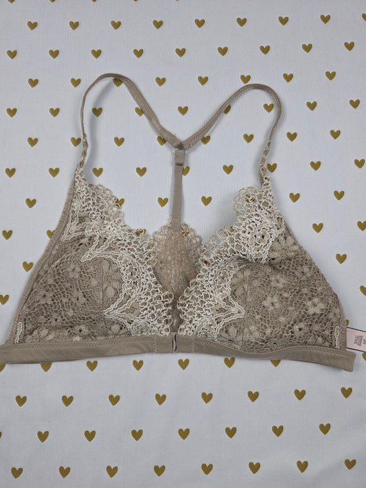 Victorias Secret Lace Racerback Front Close Small Bralette Bra Top Tank