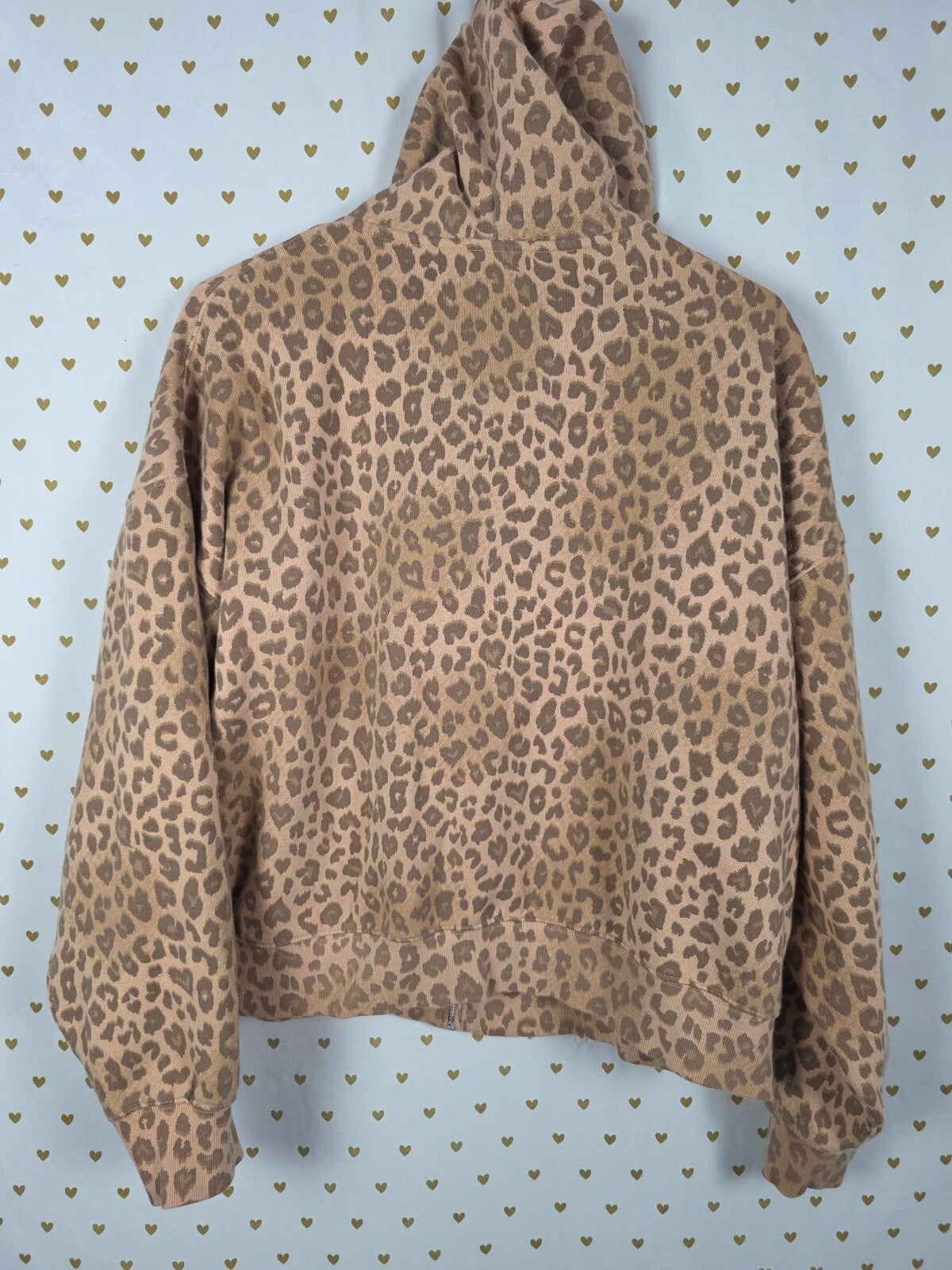 Victoria’s Secret PINK Leopard Cheetah Hoodie Shorts Set Large L Y2K