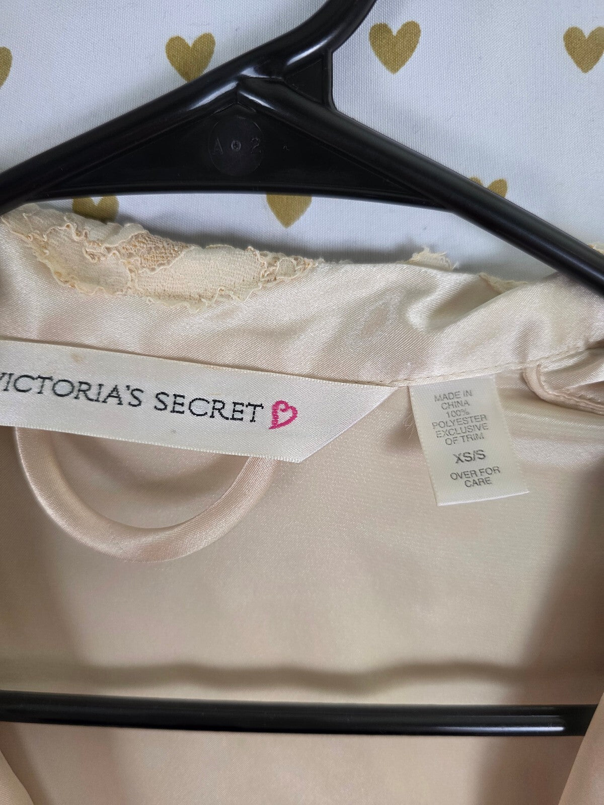 Victoria's Secret Satin Lace Corset Nightgown Robe Set Ivory Bridal S XS/S
