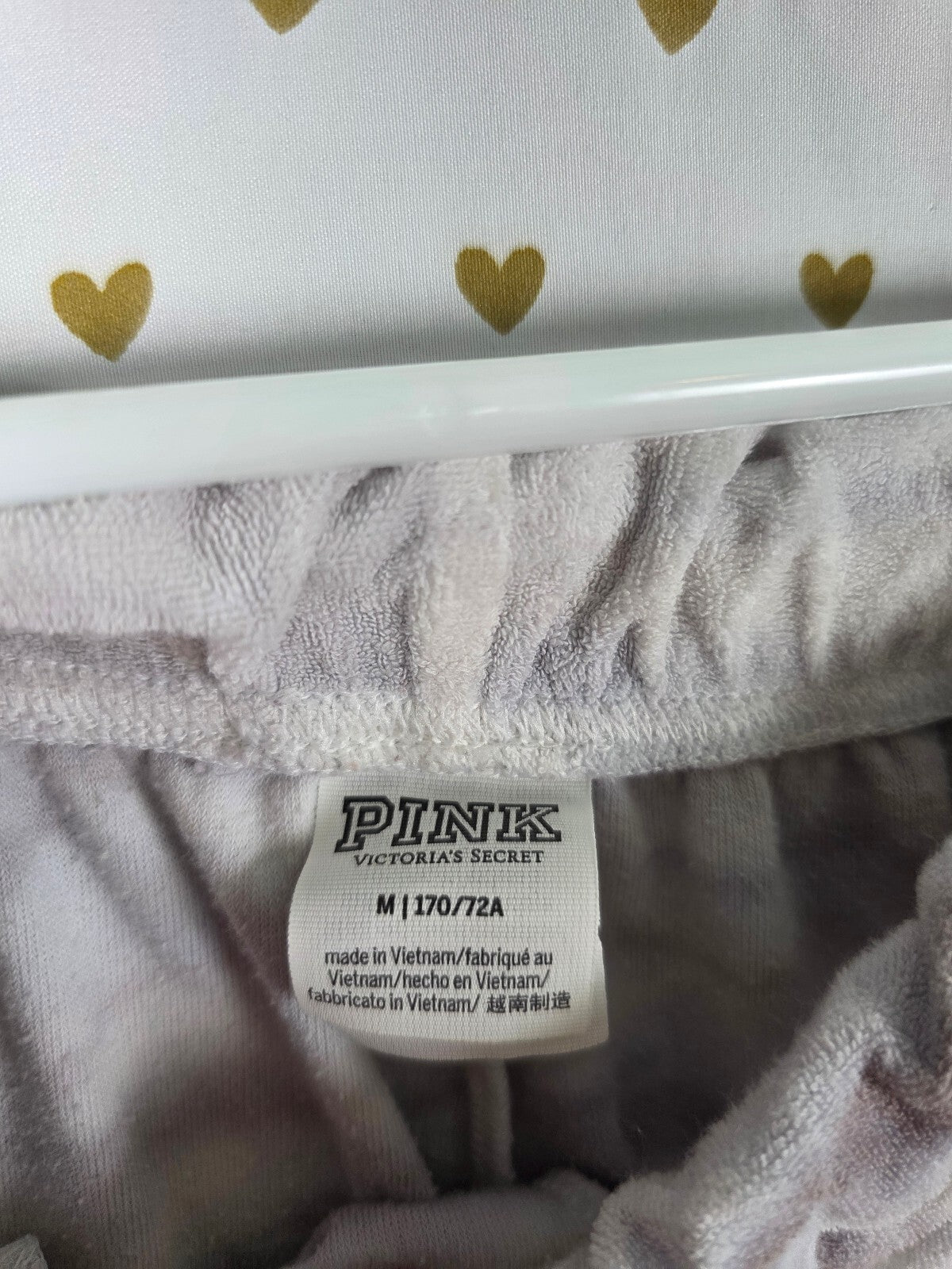 Victorias Secret PINK Tye Dye MEDIUM Velour Sweat Shorts