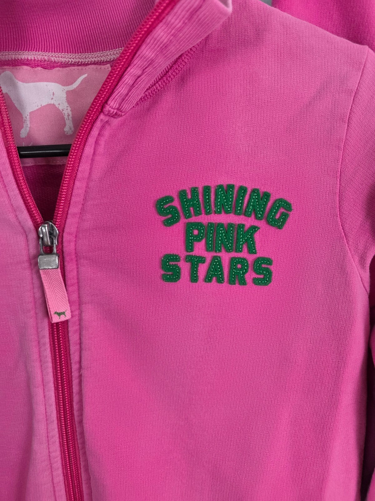Vintage Victoria's Secret PINK Shining Pink Stars Tracksuit Set XS