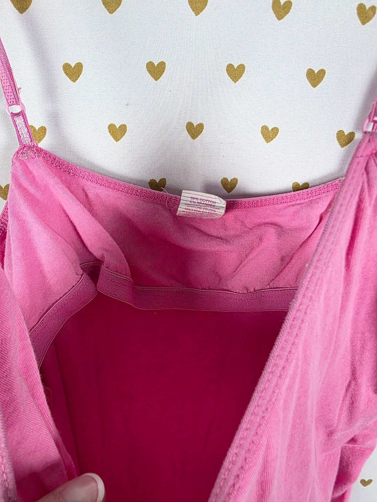 Victorias Secret PINK Vintage Large Shelf Bra Tank Top 2006
