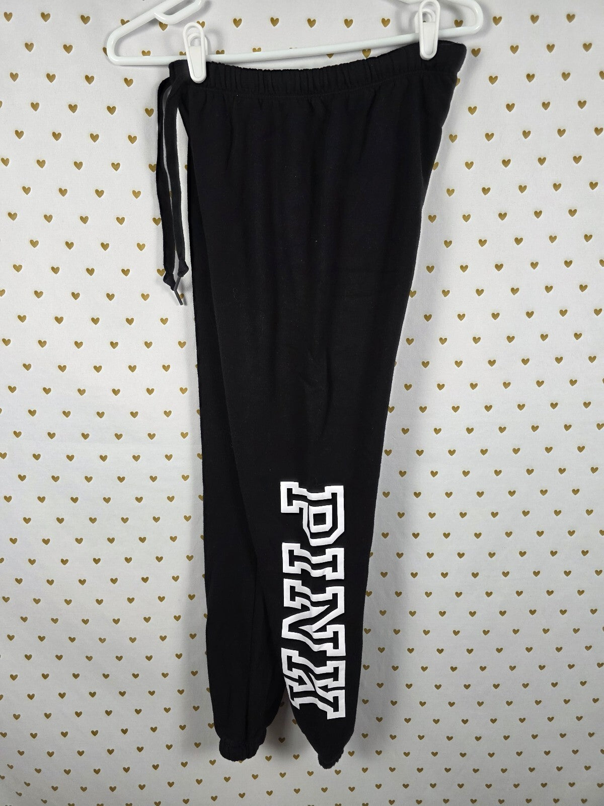 Victorias Secret PINK Logo Slouchy Sweater Shirt & Sweatpants Sweats XS SMALL
