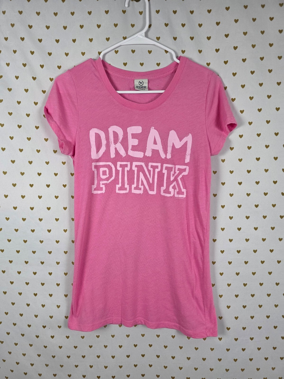 Victorias Secret PINK Vintage Medium DREAM Y2k Cotton Tee shirt