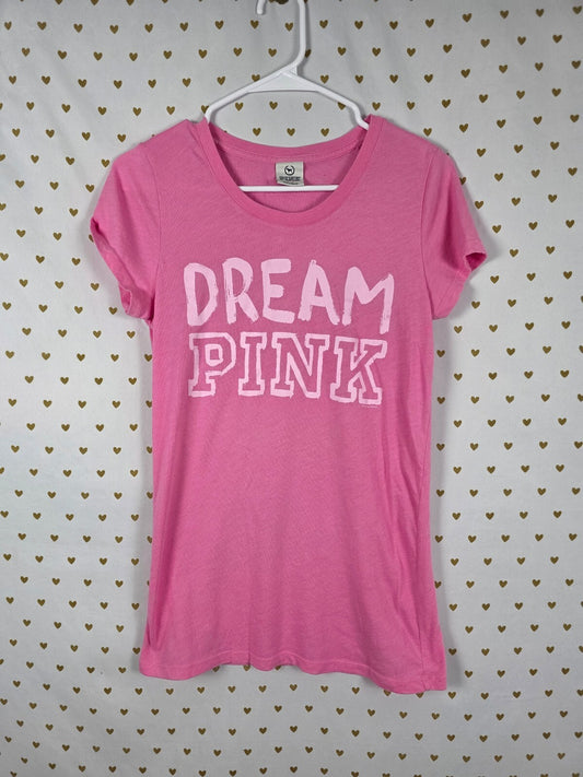 Victorias Secret PINK Vintage Medium DREAM Y2k Cotton Tee shirt