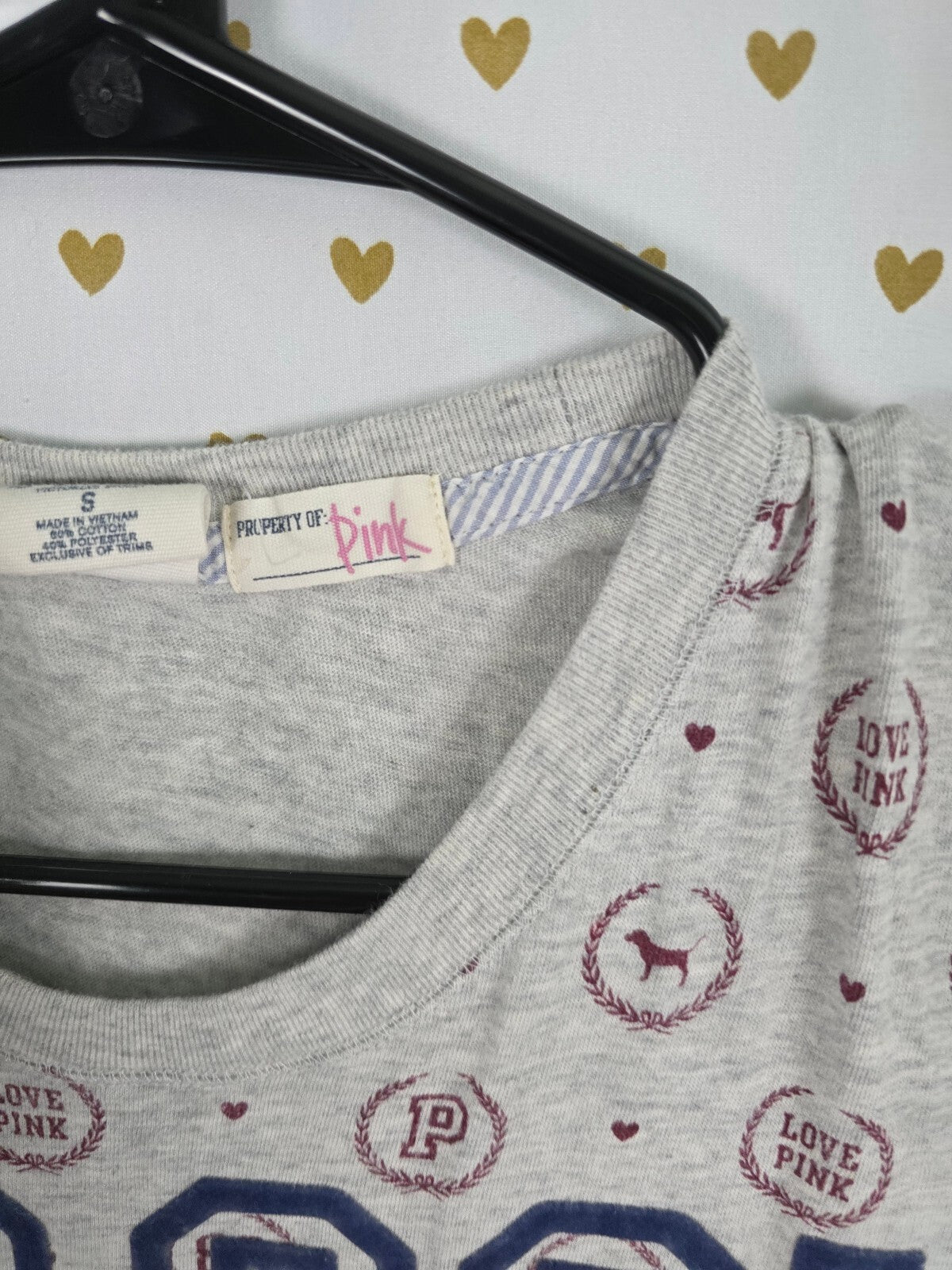 Victorias Secret PINK GO GO Logo Tee shirt Vintage Y2k SMALL