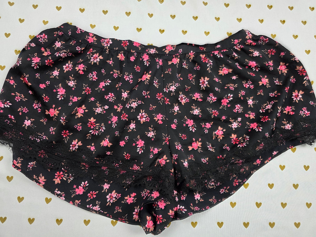 Victorias Secret Floral Small Sleep Shorts Boxers Pajama Bottoms