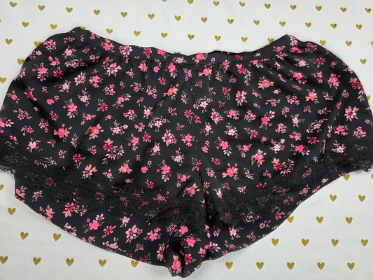 Victorias Secret Floral Small Sleep Shorts Boxers Pajama Bottoms