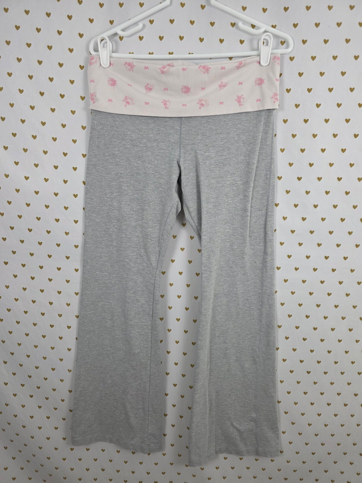 Victorias Secret PINK Loveshackfancy  Floral Foldover Yoga Pants large Short