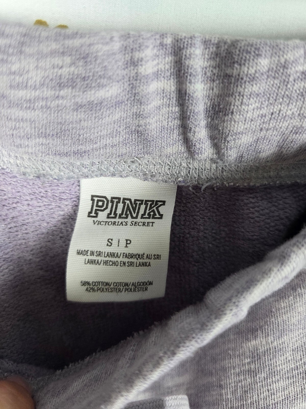 Victorias Secret PINK Love Boyfriend Flare Diaper Butt Sweats Y2k Small