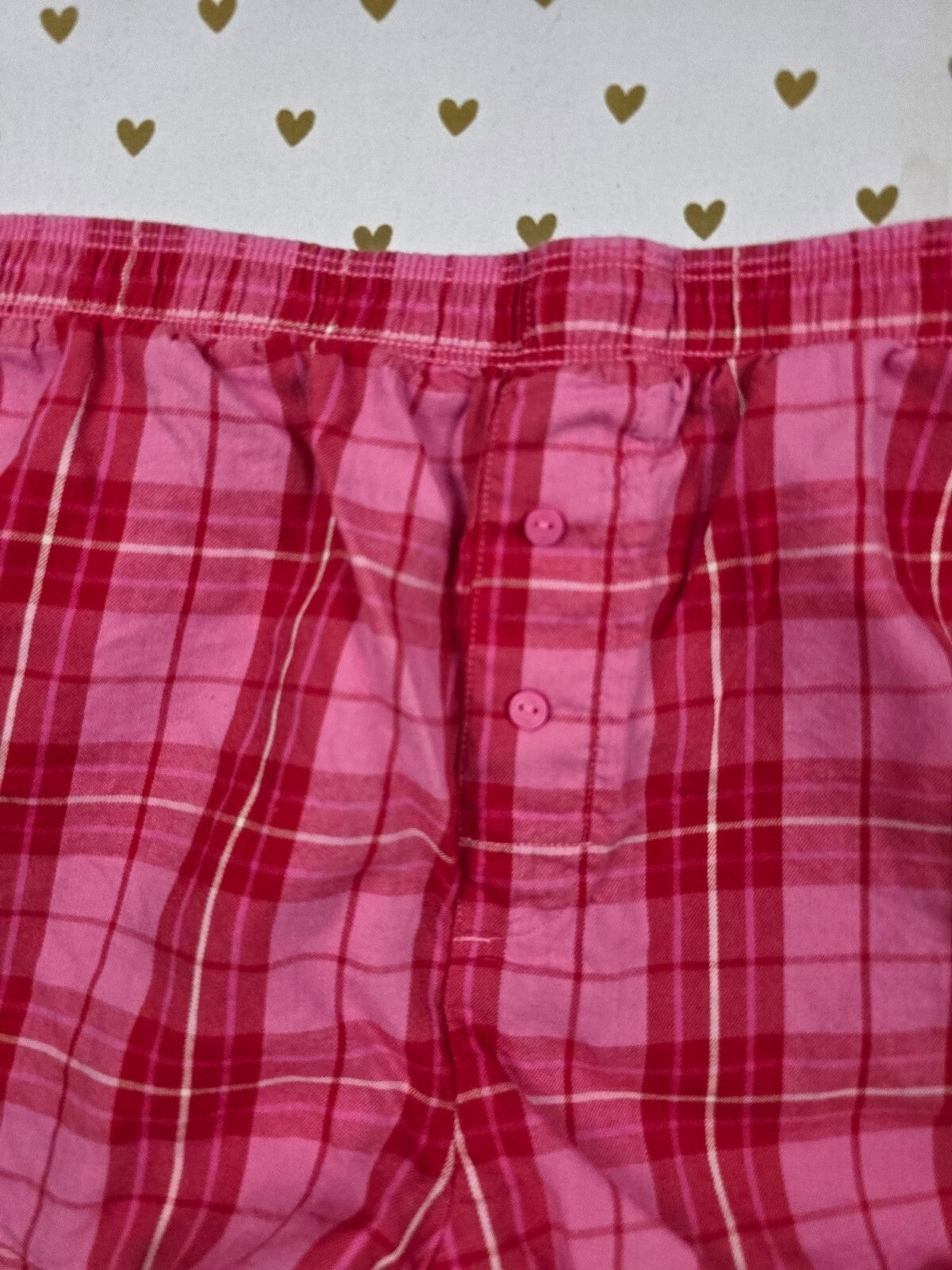 Victorias Secret PINK Plaid XL Sleep Shorts Boxers Pajama Bottoms