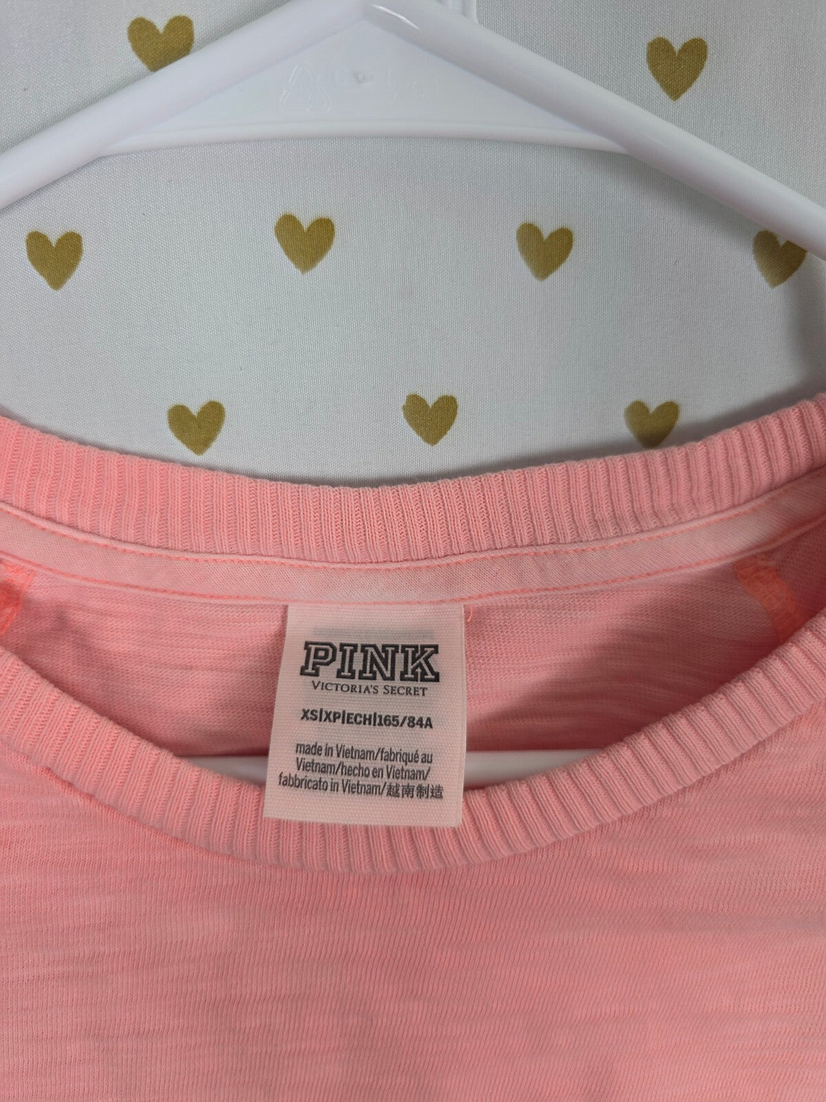 Victorias Secret PINK Neon Shorts Cropped Tee shirt Set outfit XS