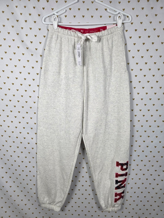 Victorias Secret PINK LOVESHACKFANCY Campus Sweatpants SMALL Joggers NWT