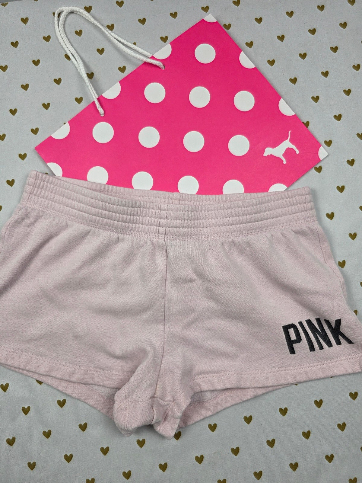 Victorias Secret PINK Vintage Logo Sweat Shorts XS