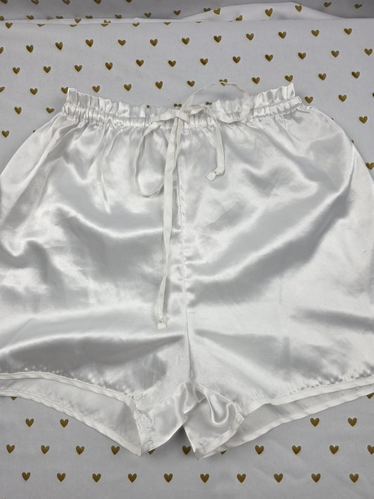 Victorias Secret Vintage Gold Label Satin SM Sleep Shorts Boxers Pajama Bottoms