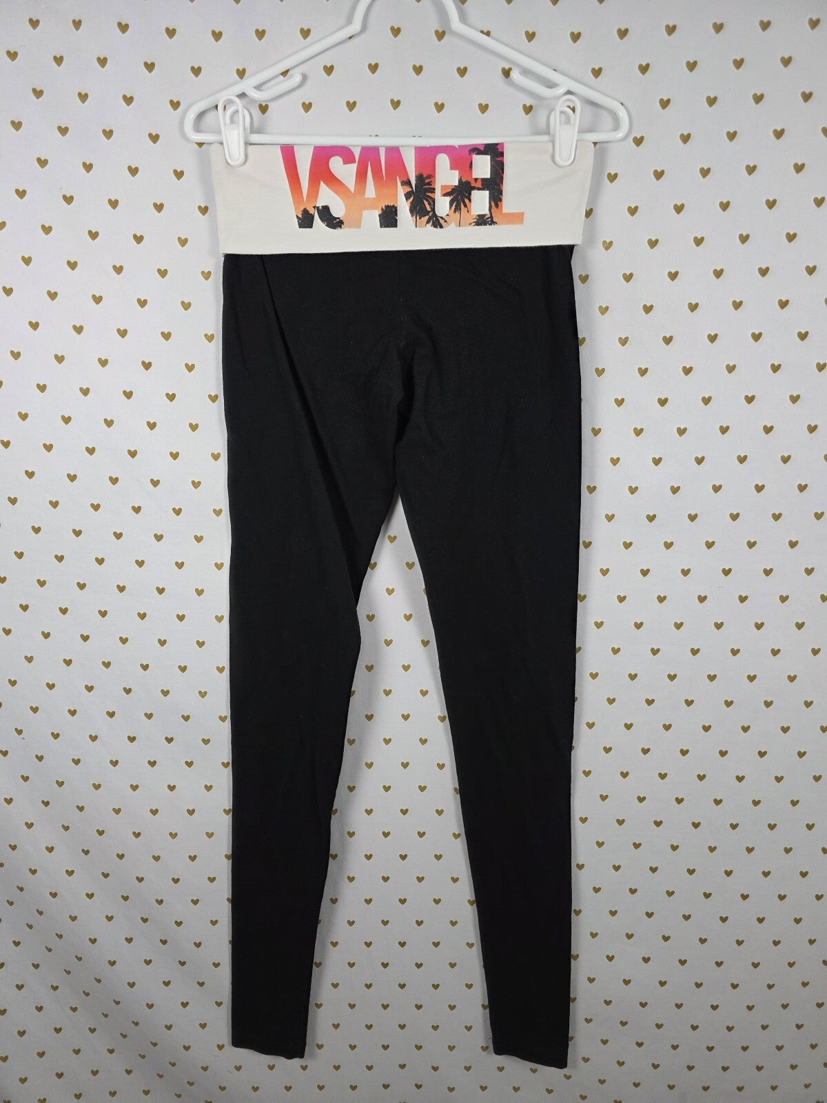 Victorias Secret ANGEL Foldover Yoga Pants Small LONG Y2k Vintage
