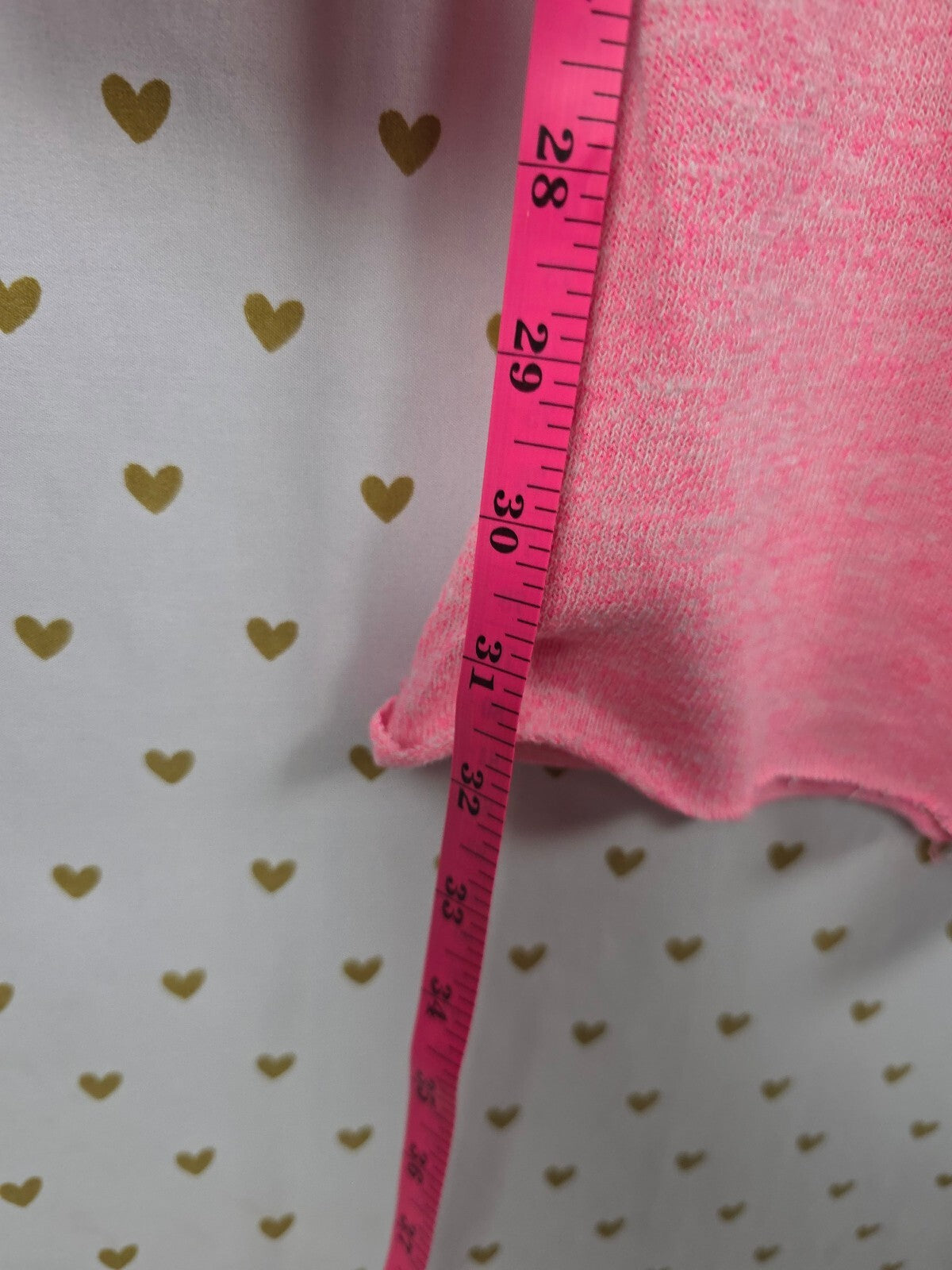 Victorias Secret PINK XS Heart Flared Sweats Sweatpants Boyfriend Diaper Butt
