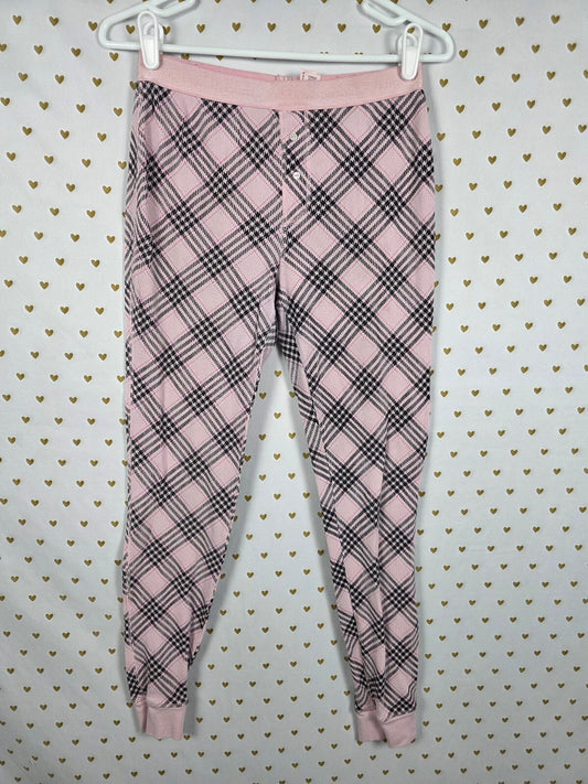 Victorias Secret Plaid Thermal walffle Sleep Pants Pajama Bottoms SMALL