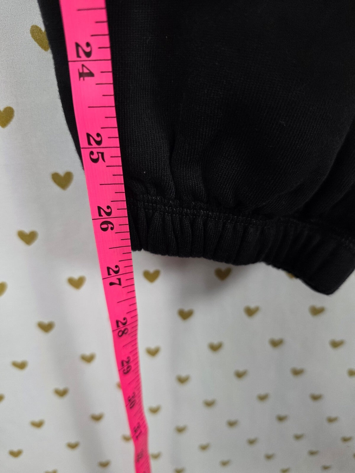 Victoria's Secret Supermodel Essentials Black Fleece Joggers Wings XL